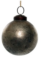 ShiShi GLASKUGEL, gealtertes Silber 7cm ShiShi GLASKUGEL, gealtertes Silber 7cm