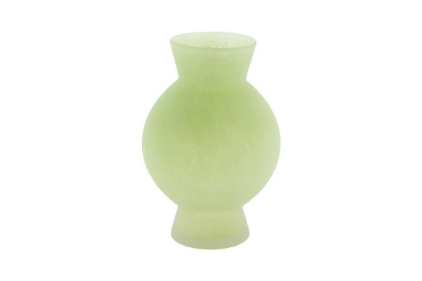 Vase Dutz VASE WARTA H27 D19 cm, LIGHTGREEN MAT