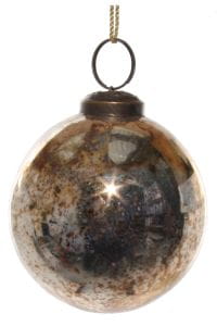 ShiShi Glas Kugel, antik gold 8cm