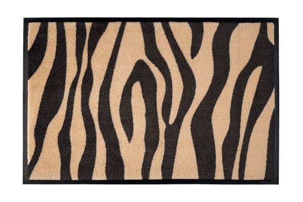 Fußmatte Gift C. WASHABLES 75x50, Zebra