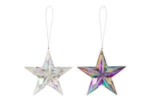 Weihnachten Gift CIEL COLORÉ Hänger, D11 Stern 2fach-sort. iris Weihnachten Gift CIEL COLORÉ Hänger, D11 Stern 2fach-sort. iris