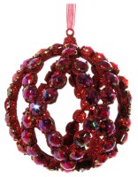 ShiShi JUWEL offene Kugel, glänzend rot 10cm ShiShi JUWEL offene Kugel, glänzend rot 10cm