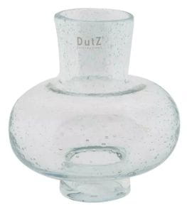 Vase Dutz VASE MODEST H20 D18 cm, CLEAR BUBBLES