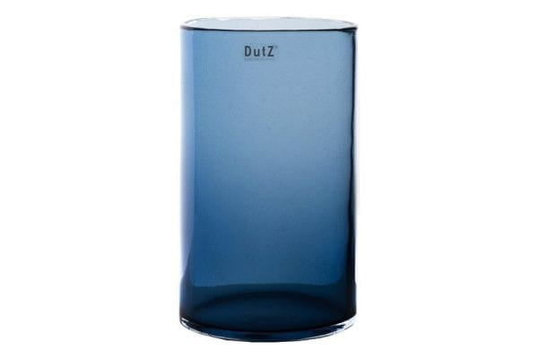 DutZ Vase CYLINDER H27 Ø15cm, steelblue