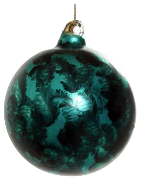 ShiShi GLASKUGEL, matt grün blau 8cm