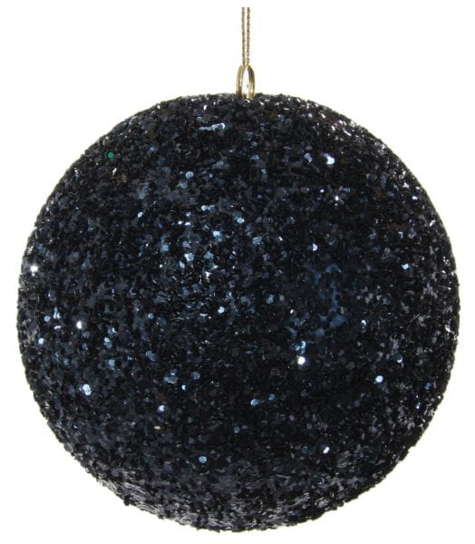ShiShi Glitter-Perle blau, dunkelblau 10cm