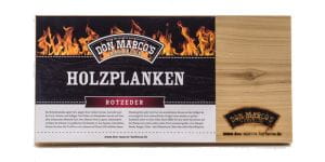Don Marco's Holzplanken Rot Zeder 2er Set
