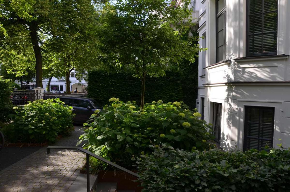 Halbschattiger in HamburgWinterhude Garten von Ehren