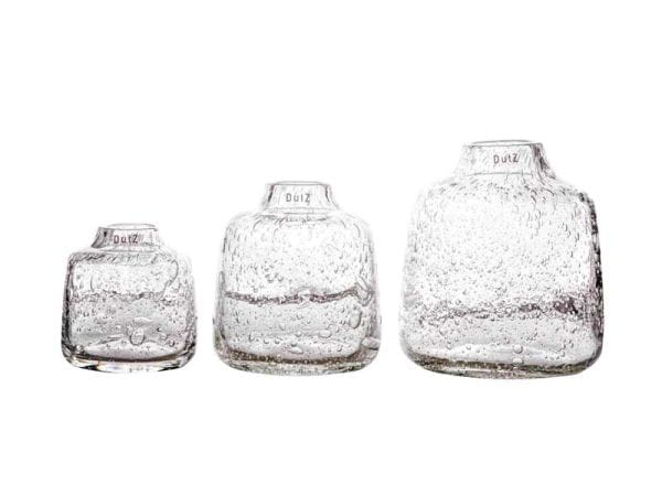 DutZ Vase TISZA clear bubbles