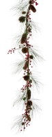 ShiShi KIEFERNGIRLANDE, rote Beeren 160cm ShiShi KIEFERNGIRLANDE, rote Beeren 160cm