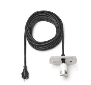 Herrnhuter LED Kabel für A13, schwarz mit weißem Deckel, L: 10m