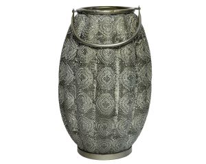 Laterne Kae Eisenlaterne bearbeitet Grif, dia19x32cm Champagner Laterne Kae Eisenlaterne bearbeitet Grif, dia19x32cm Champagner