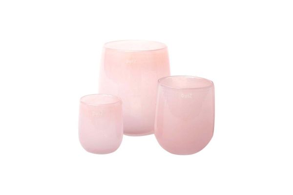 DutZ Vase BARREL H24 Ø18,5cm / old rose