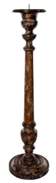 ShiShi KERZENSTÄNDER Holz, braun 76cm