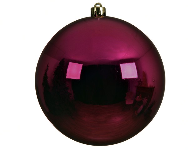 Weihnachten Kae KUGEL bruchfest glanz, dia14cm Beerenrosa