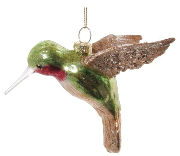 ShiShi Glas Kolibri, rot-grün 11,5cm