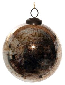 ShiShi GLASKUGEL, antik-gold 13cm