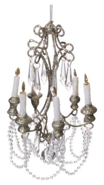 ShiShi Kronleuchter Ornament, silber 18cm