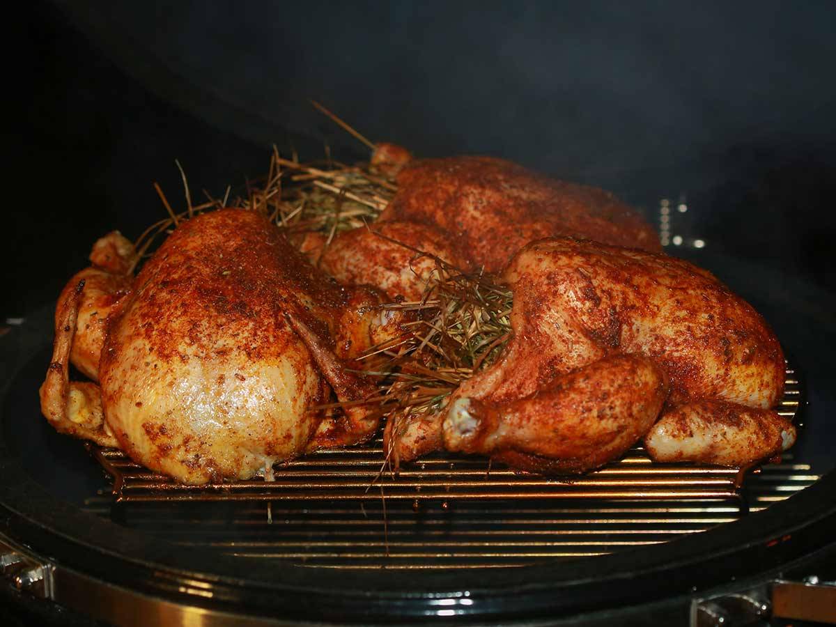 Wintergrillen Tom Heinzle Hühnchen
