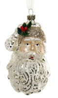 ShiShi GLAS-NIKOLAUSKOPF Hänger, silber ShiShi GLAS-NIKOLAUSKOPF Hänger, silber