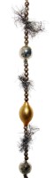 ShiShi GLASPERLENGIRLANDE, silber-gold 180cm ShiShi GLASPERLENGIRLANDE, silber-gold 180cm