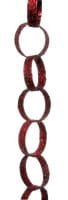 ShiShi GLITZERKREIS-GIRLANDE, rot 180cm ShiShi GLITZERKREIS-GIRLANDE, rot 180cm